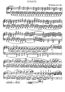 Sonate in C-Dur, Op.2 No.1: Für Klavier by Muzio Clementi