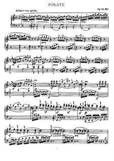 Zwei Sonaten, Op.34: Sonate Nr.1 by Muzio Clementi
