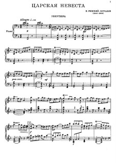 Zarenbraut: Klavierauszug mit Singstimmen by Nikolai Rimsky-Korsakov