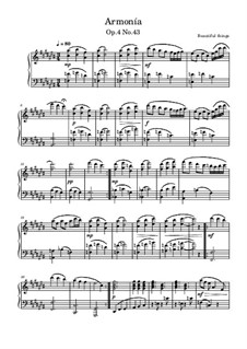 Armonía, Op.4 No.43: Armonía by Beautiful things Martínez
