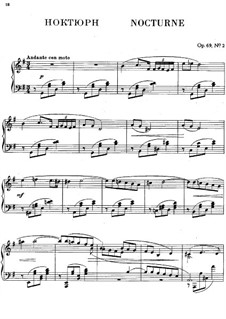 Fünf Stücke, Op.69: No.2 Nocturne by Anton Rubinstein