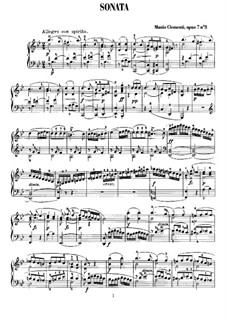 Drei Sonaten, Op.7: Sonate Nr.3 by Muzio Clementi