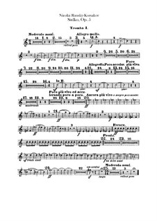 Sadko. Musikalische Gemälde, Op.5: Trompetestimmen I, II by Nikolai Rimsky-Korsakov
