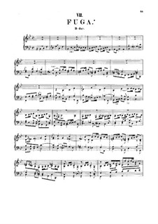 Fuge in B-Dur, BWV 955: Für Klavier by Johann Sebastian Bach