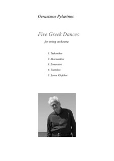 5 Greek dances, Op.22a: Für Streichorchester by Gerasimos Pylarinos