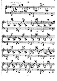 Zwölf Etüden, Op.26: Etüde Nr.10 by Sigismond Thalberg