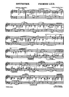 Sechs Kanonische Stücke, Op.1: Vollsammlung by Anton Arenski