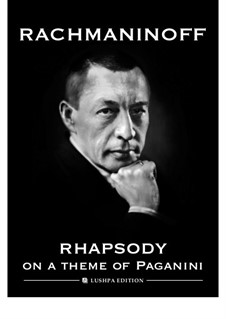 Rhapsodie über ein Thema von Paganini, Op.43: Für zwei Klaviere, vierhändig by Sergei Rachmaninoff