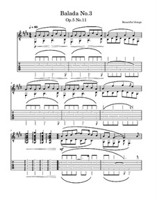 Atonal No.1, Op.5 No.11: Atonal No.1 by Beautiful things Martínez