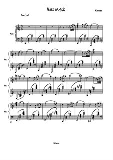 Вальс, Oр.42: Вальс by Arangirowchik