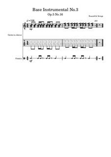 Base Instrumental No.3, Op.5 No.16: Base Instrumental No.3 by Beautiful things Martínez