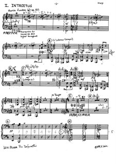 Missa pro defunctis (Mass for the Departed): Harp, Oboe, Percussion/Timpani parts by Edward Lein