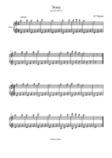 Der kleine Pianist, Op.823: Etüde Nr.10 by Carl Czerny