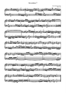 No.7 in e-moll, BWV 778: Für Klavier by Johann Sebastian Bach
