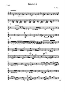 Вальс 'Фанфарон': Для струнных и фортепиано by Eugen Doga