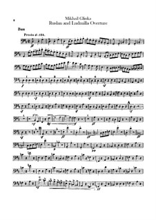 Ouvertüre: Kontrabassstimme by Michail Glinka