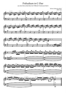 Kleines Präludium in C-Dur, BWV 924: Für Klavier by Johann Sebastian Bach
