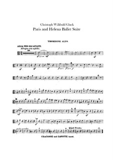 Ballett-Suite: Posaunenstimmen by Christoph Willibald Gluck