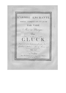 L'arbre enchanté (The Magic Tree), Wq.42: Kontrabass-Stimme by Christoph Willibald Gluck