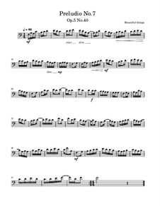 Preludio No.7, Op.5 No.40: Preludio No.7 by Beautiful things Martínez