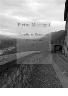 Cavaleria rusticana: Intermezzo, for clarinet quintet by Pietro Mascagni