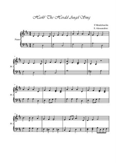 Piano version: Für einen Interpreten by Felix Mendelssohn-Bartholdy