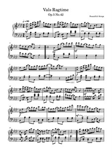 Vals Ragtime, Op.5 No.42: Vals Ragtime by Beautiful things Martínez