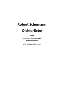 Vollständiger Satz: Singpartitur by Robert Schumann