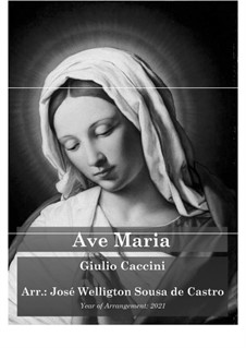Ave Maria: For voice and strings by Giulio Caccini