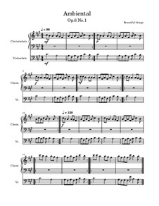 Ambiental, Op.6 No.1: Ambiental by Beautiful things Martínez