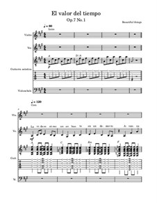 El valor del tiempo, Op.7 No.1: El valor del tiempo by Beautiful things Martínez