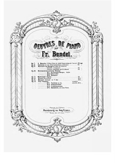 Grande Fantaisie dur des Airs Bohèmiens Nationaux, Op.8: Grande Fantaisie dur des Airs Bohèmiens Nationaux by Franz Bendel