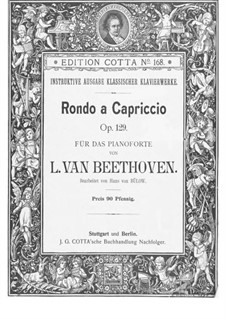 Die Wut über den verlorenen Groschen, Op.129 von L.v. Beethoven auf