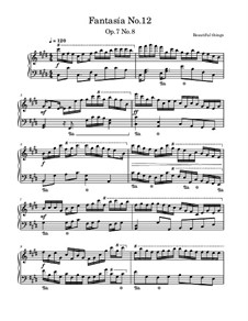 Fantasía No.12, Op.7 No.8: Fantasía No.12 by Beautiful things Martínez