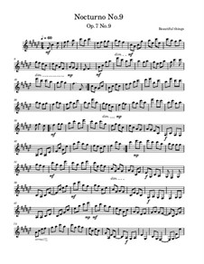 Nocturno No.9, Op.7 No.9: Nocturno No.9 by Beautiful things Martínez