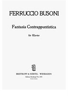 Kontrapunktische Fantasie: Für Klavier, BV 256 by Ferruccio Busoni