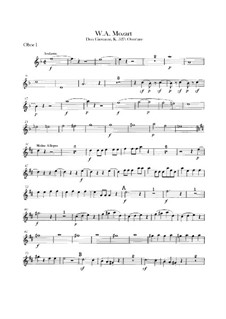 Ouvertüre: Oboenstimmen by Wolfgang Amadeus Mozart