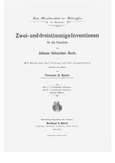 Nr.1-15, BWV 787-801: Vollsammlung by Johann Sebastian Bach