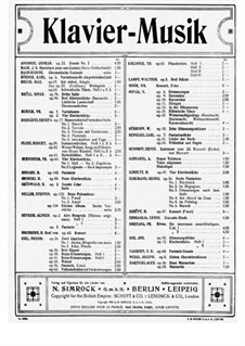 Chromatische Fantasie und Fuge in d-Moll, BWV 903: Für Klavier by Johann Sebastian Bach