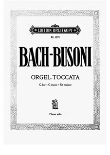 Toccata, Adagio und Fuge in C-Dur, BWV 564: Takkata by Johann Sebastian Bach