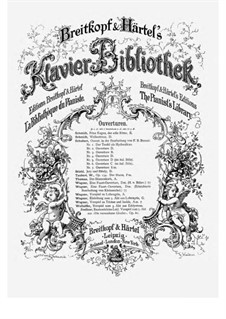 Ouvertüre für Orchestra im italienischer Stil in C-Dur, D.591 Op.170: Bearbeitung für Klavier by Franz Schubert