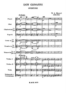 Ouvertüre: Partitur by Wolfgang Amadeus Mozart