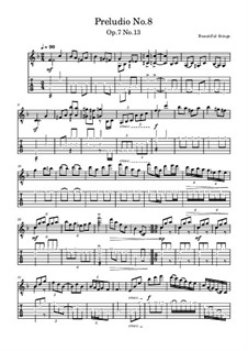 Preludio No.8, Op.7 No.13: Preludio No.8 by Beautiful things Martínez