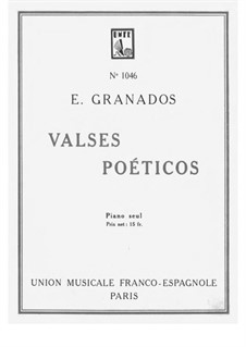 Valses Poeticos: Für Klavier by Enrique Granados