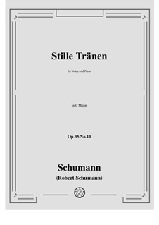 Nr.10 Stille Thränen: C-Dur by Robert Schumann