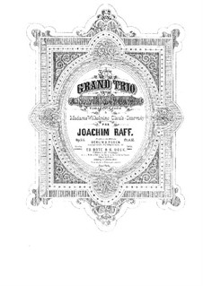 Klaviertrio Nr.3 in a-Moll, Op.155: Klaviertrio Nr.3 in a-Moll by Joachim Raff