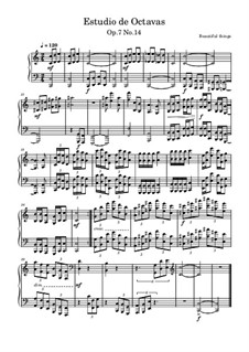 Estudio de octavas, Op.7 No.14: Estudio de octavas by Beautiful things Martínez
