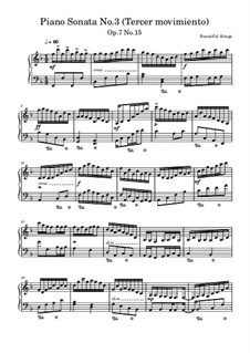 Sonata para Piano No.3, Op.7 No.15: Tercer movimiento by Beautiful things Martínez