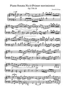 Sonata para Piano No.4, Op.7 No.16: Primer movimiento by Beautiful things Martínez