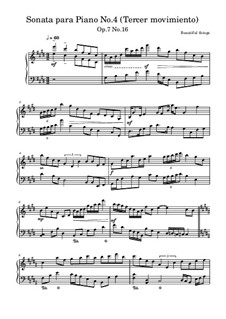 Sonata para Piano No.4, Op.7 No.16: Tercer movimiento by Beautiful things Martínez